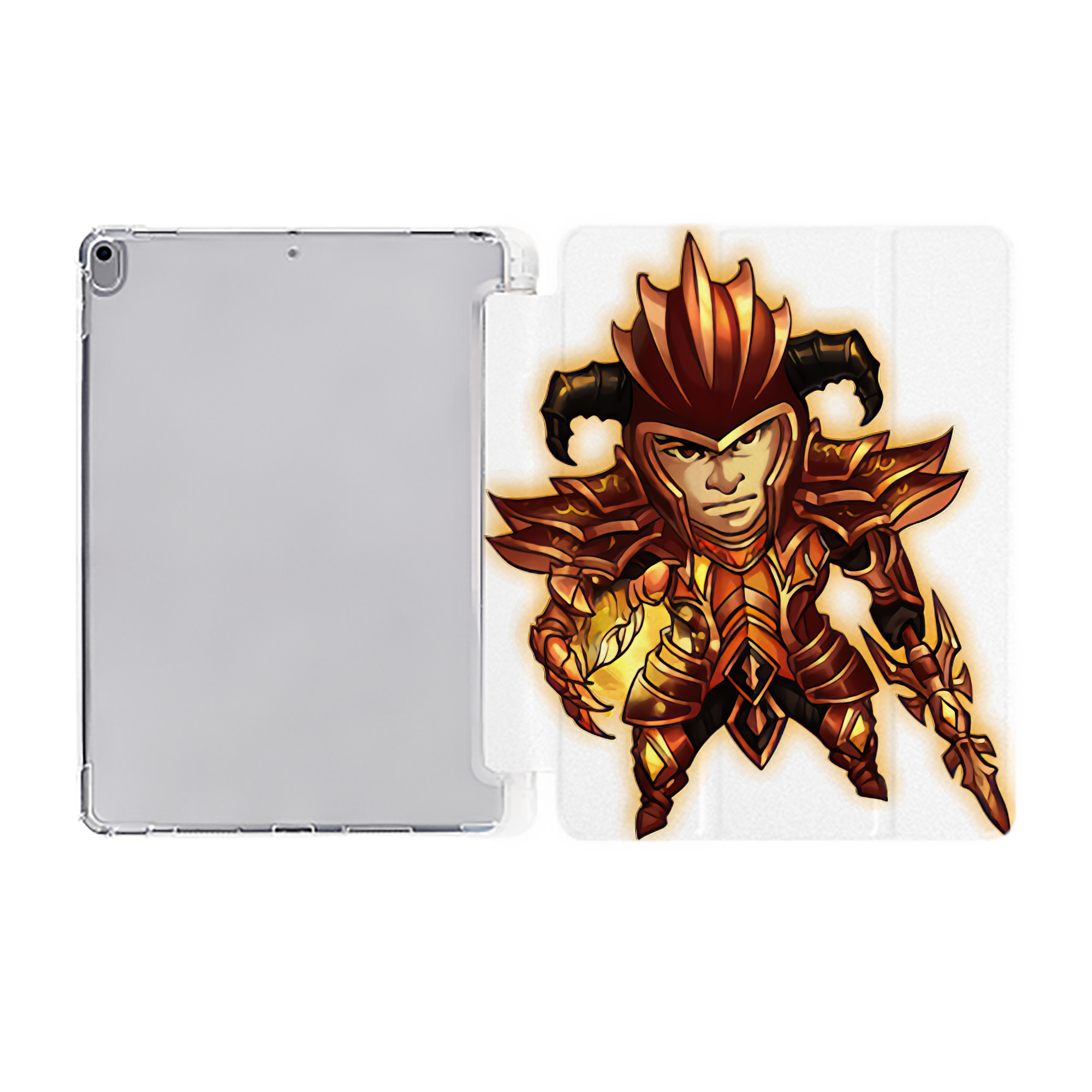 （画像用） リーグ・オブ・レジェンド League of Legends LOL IPad ケース ペン収納付き 三つ折りスタンド PUレザー×シリコン 対応機種9.5/10.5/10.9インチ